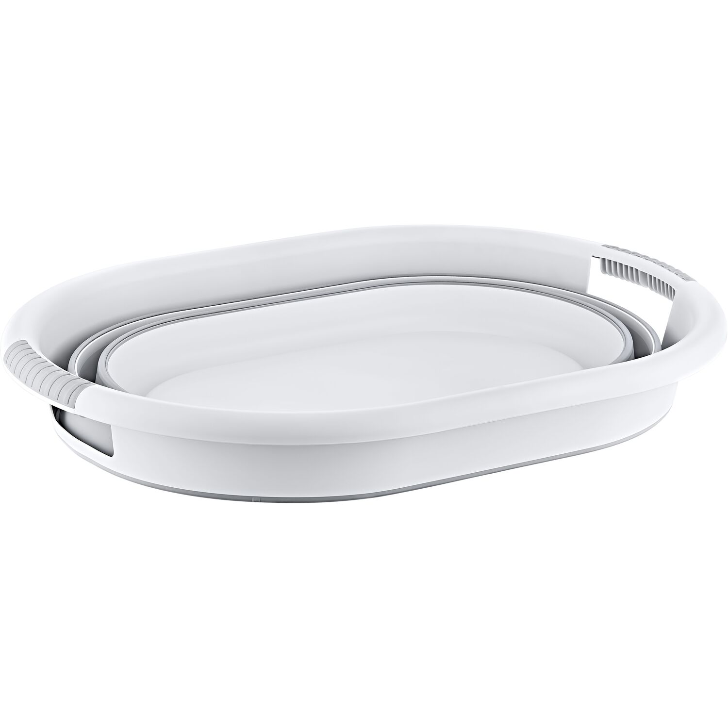 Collapsible Laundry Basket 38L - White Image 2
