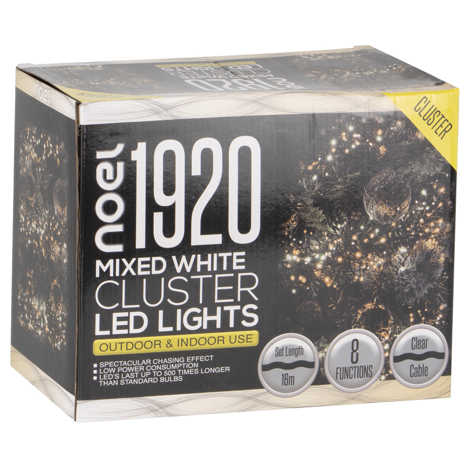 Cluster LED Lights - Mixed White / 1920 Image