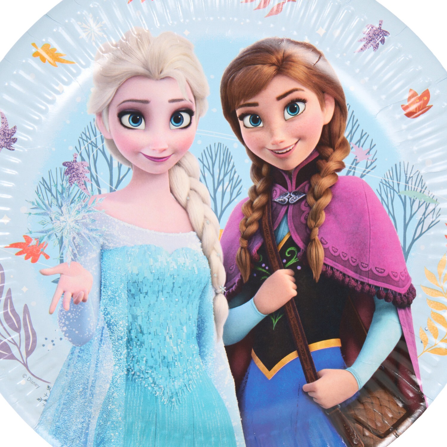 Pack of 8 Frozen Idyllic Paper Plates Image 3