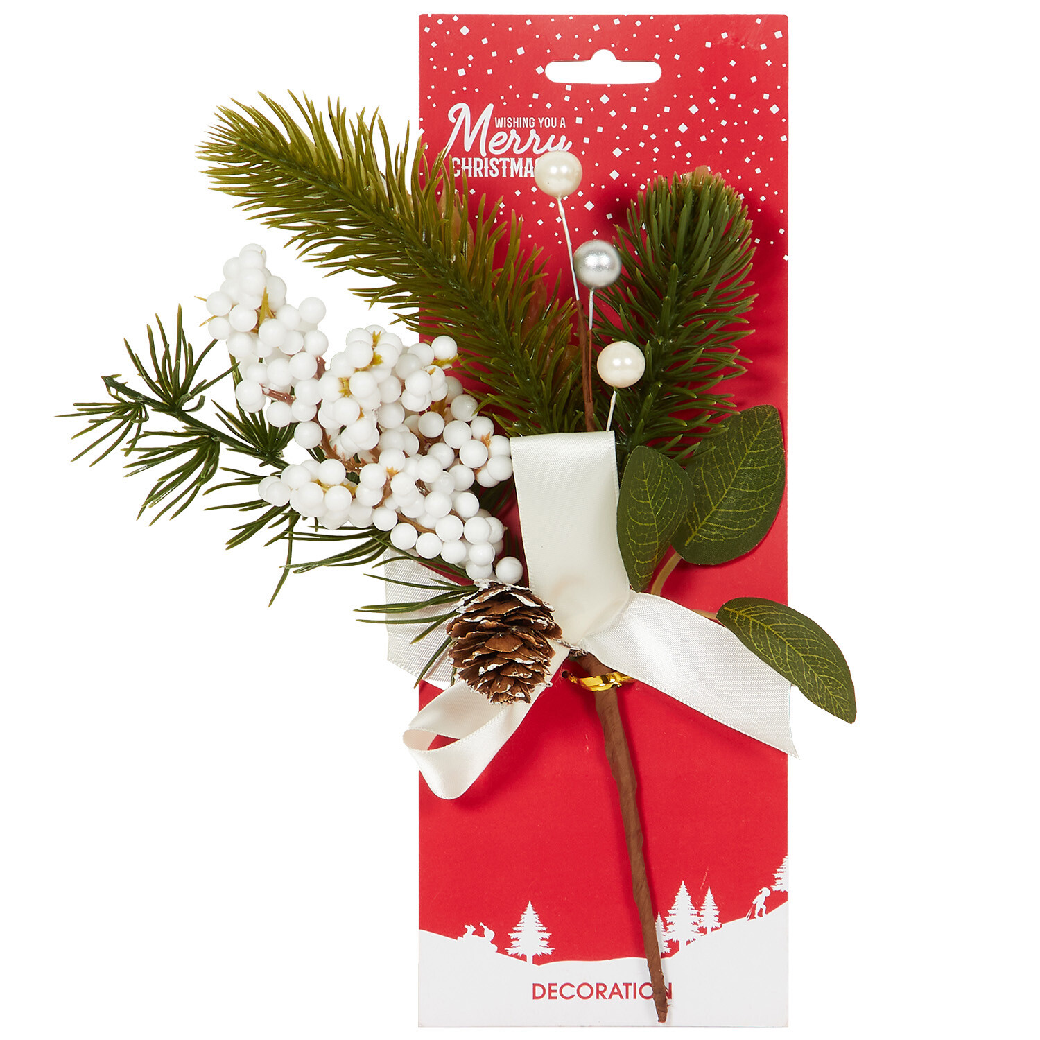 Branch Picks White - Green and White Image 1