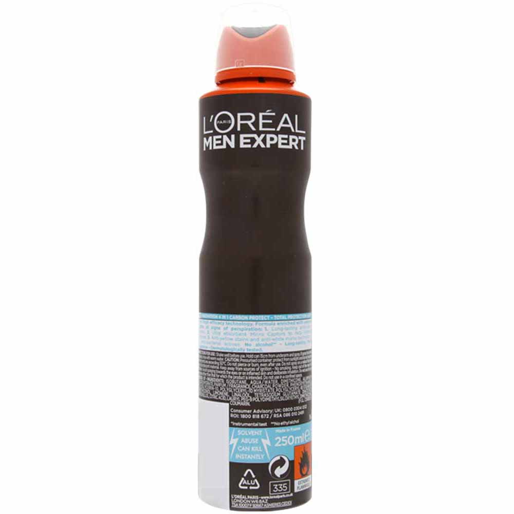 L'Oreal Paris Men Expert Carbon Protect Anti-Perspirant Deodorant 250ml Image 2