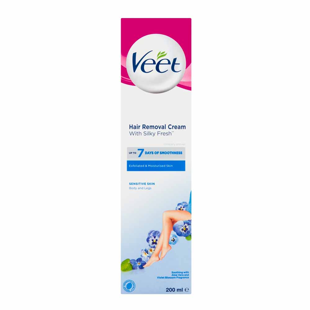 Veet Hair Removal Cream for Sensitive Skin 200ml Image 1