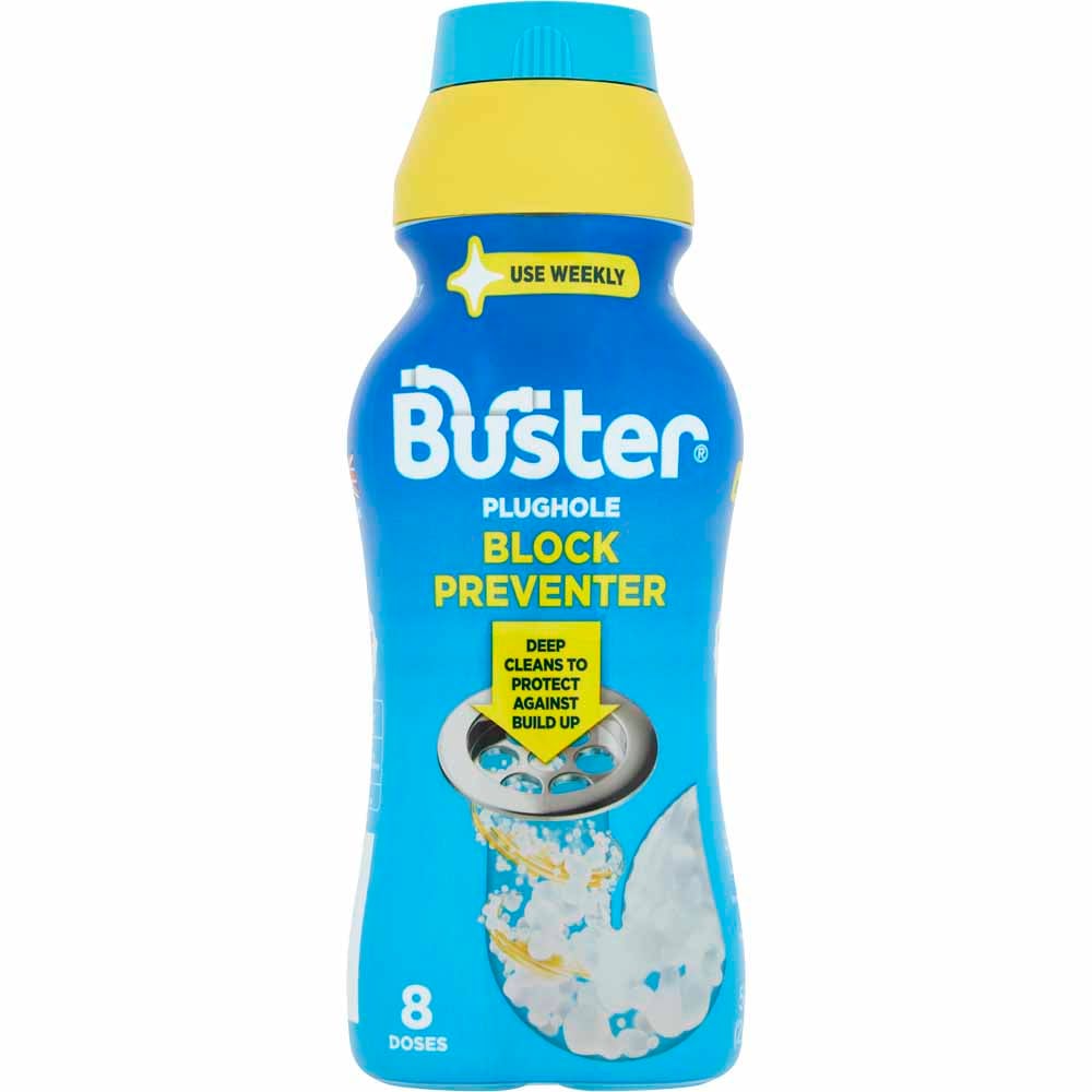 Buster Plughole Block Preventer 250ml Case of 6 x 2 Pack Image 2
