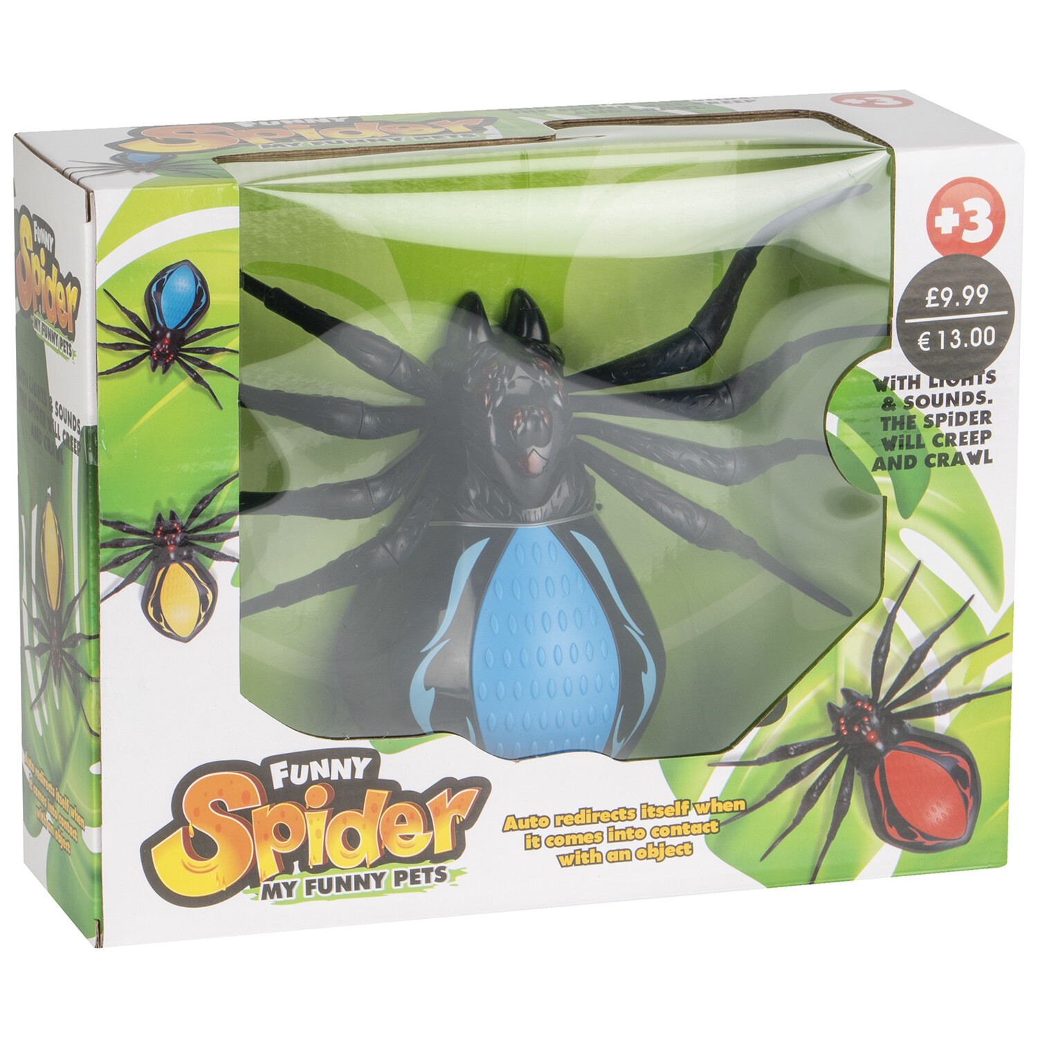 Single Anderton Toys Funny Spider in Assorted styles Image 1