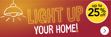 Up to 25% off Lighting