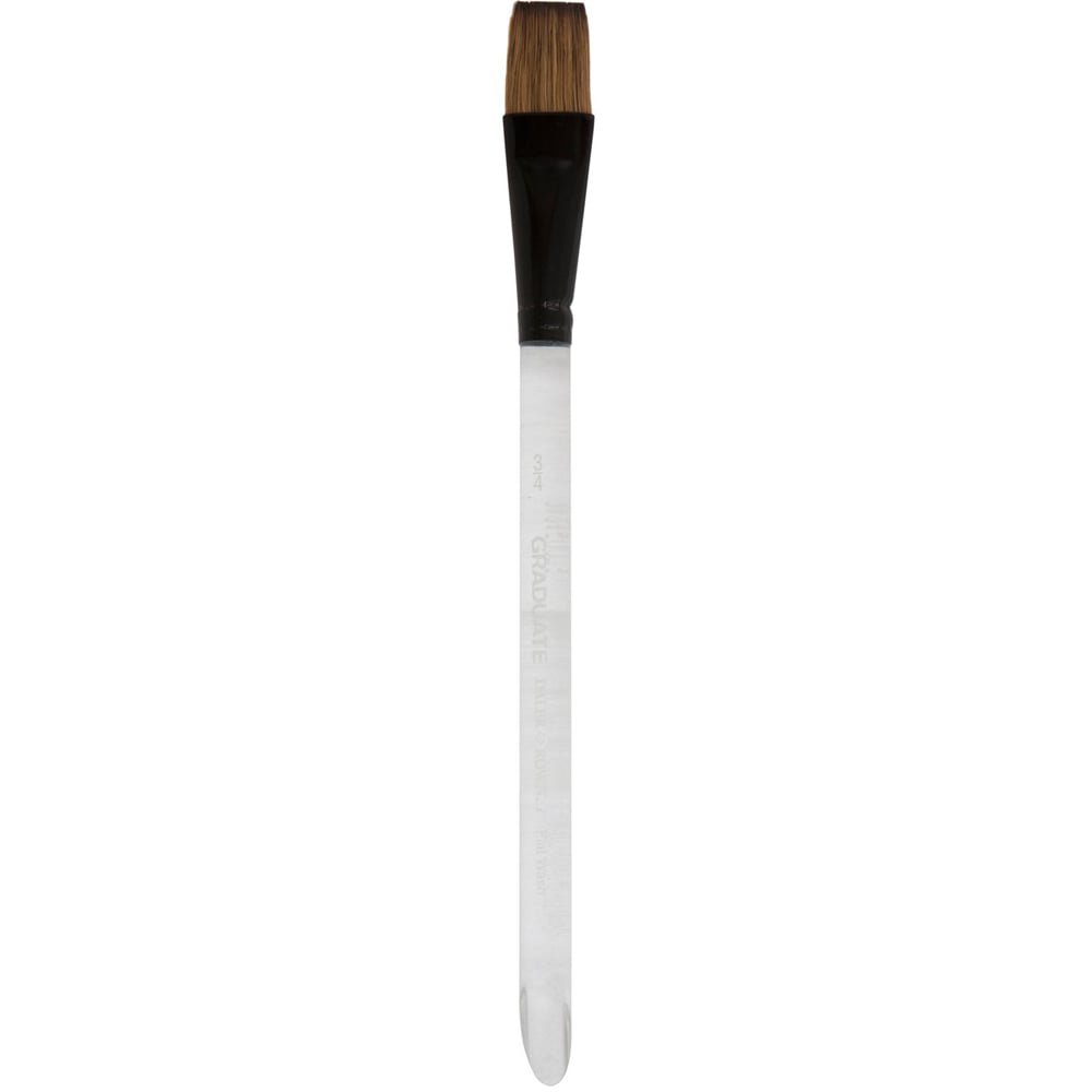 Daler-Rowney Graduate Pony Synthetic Flat Wash Short Handle Brush - 3/4 Image