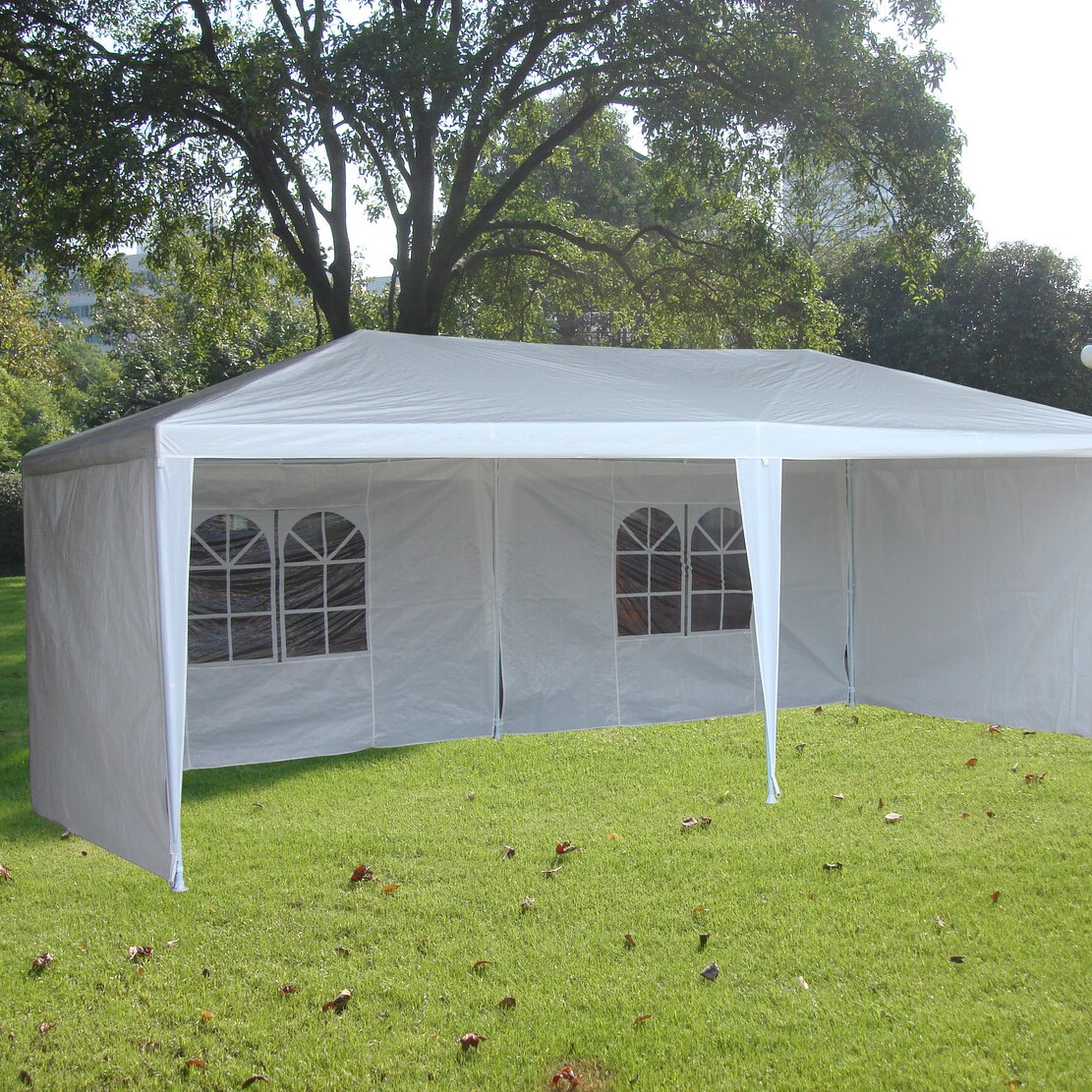 3 x 6m White Outdoor Party Tent Image 1