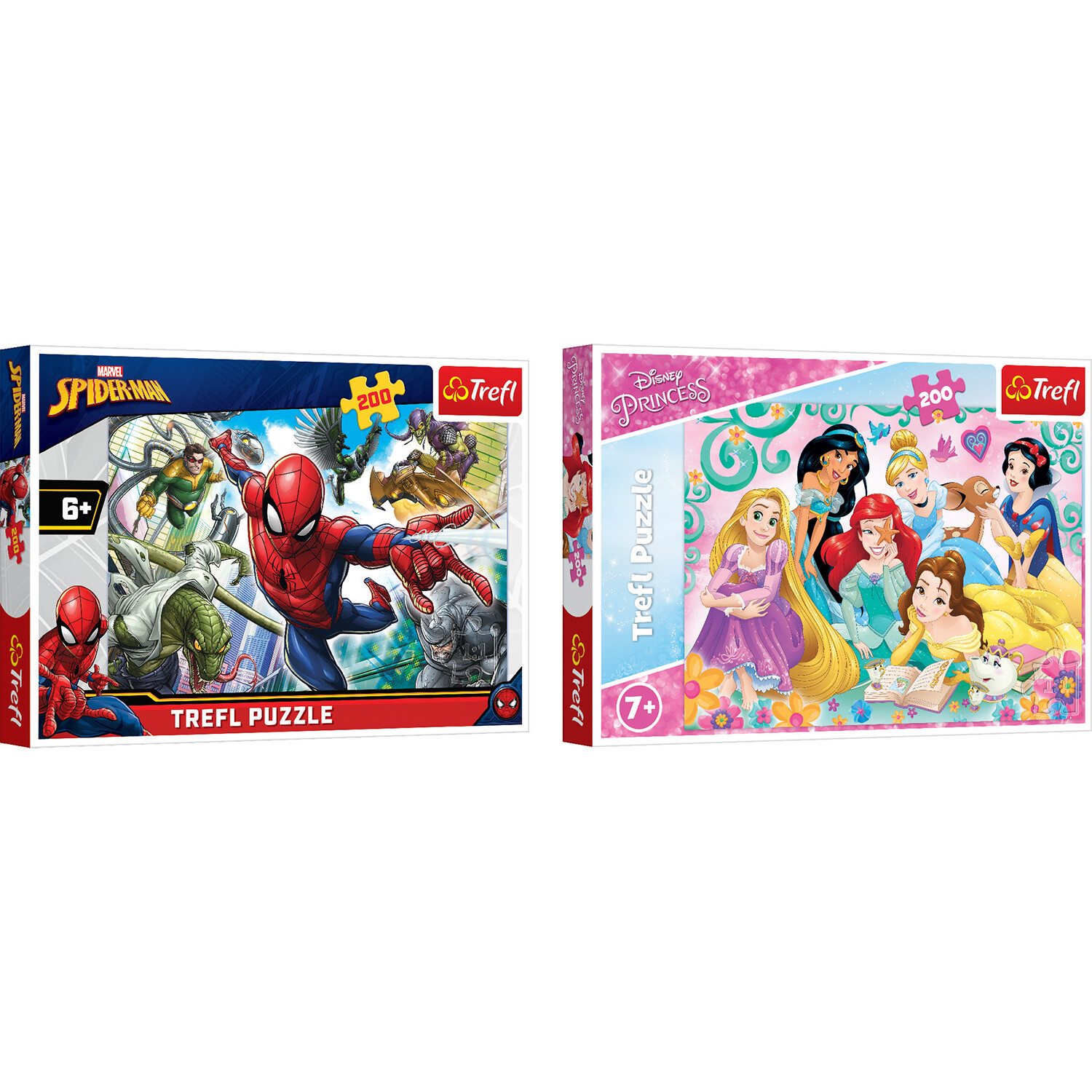 200 Piece Marvel or Princess Puzzle  - Multicolour Image 1