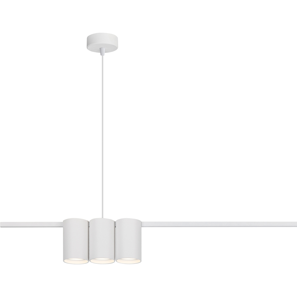 Milagro Genesis White Strip 5 LED Pendant Light Image 3