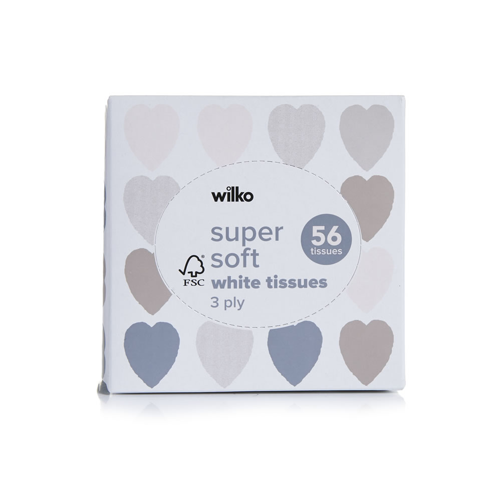 Wilko Super Soft Tissues 56 Sheets 3 Ply Image