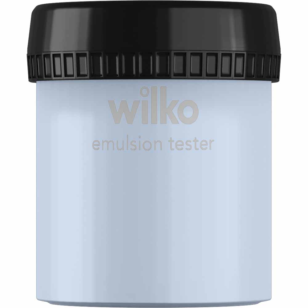 Wilko Tester Pot Moody Blue Emulsion Paint 75ml Image 1