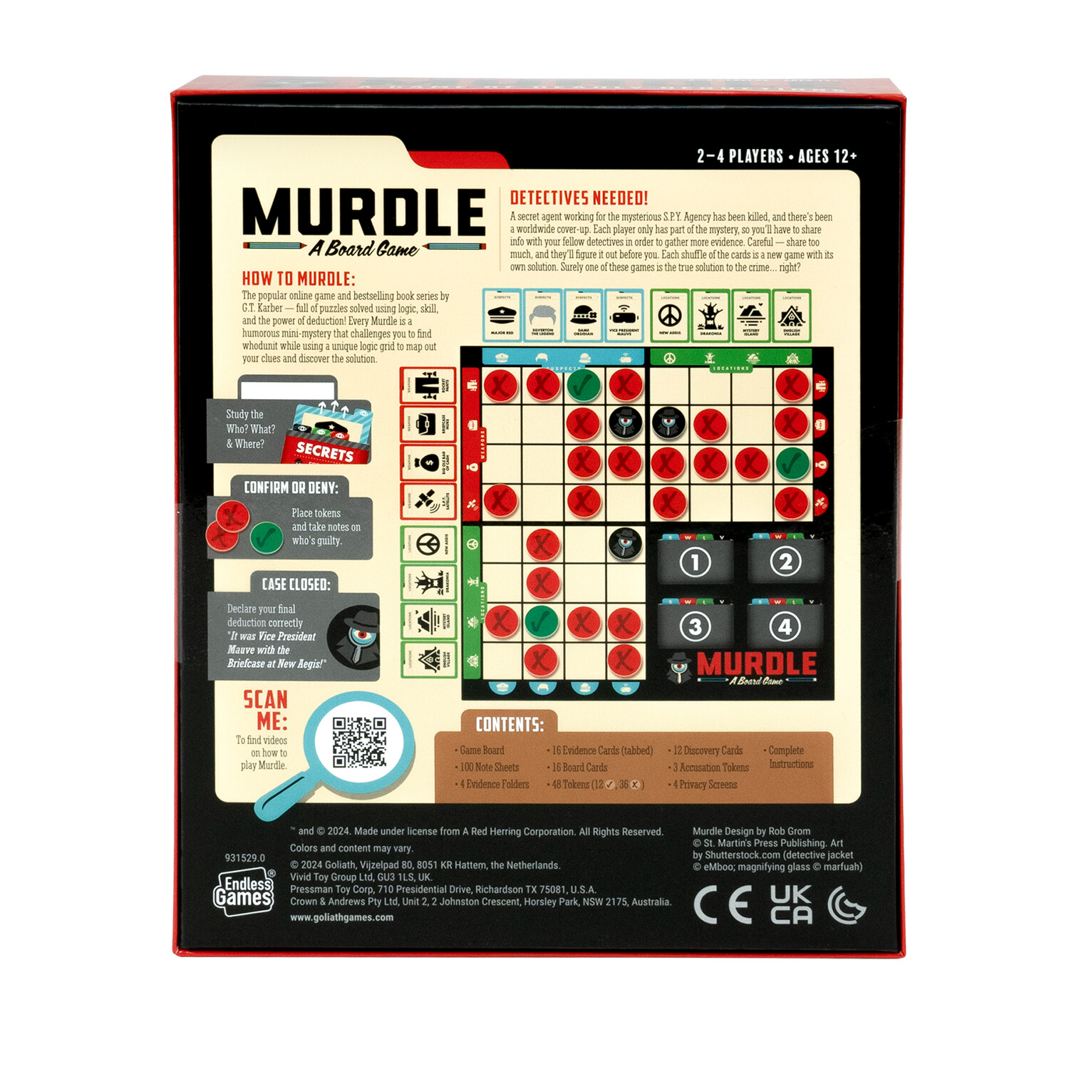 Murdle Board Game - Multicolour Image 2