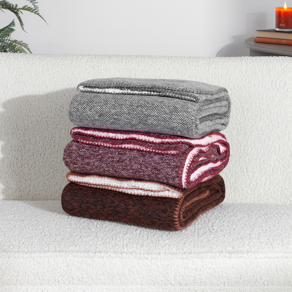 Wilko online knitted throw