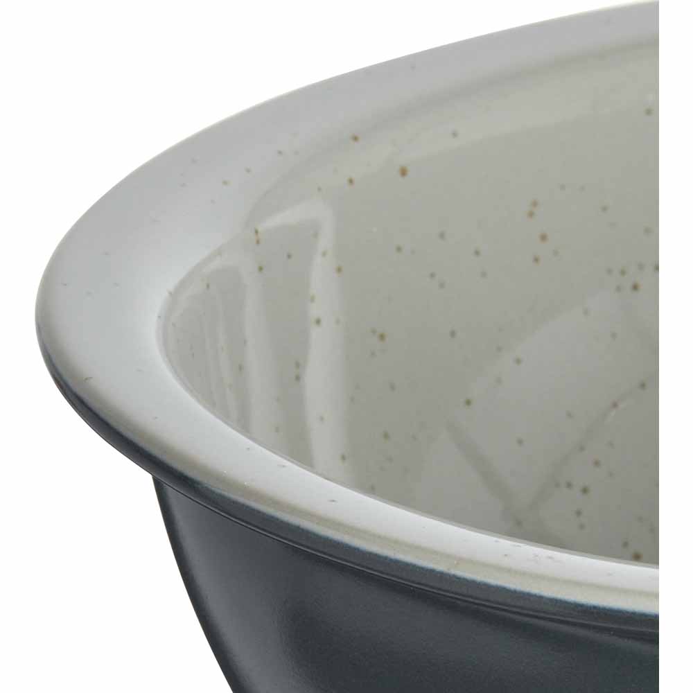 Wilko Grey Speckle Stoneware Pie Dish Wilko