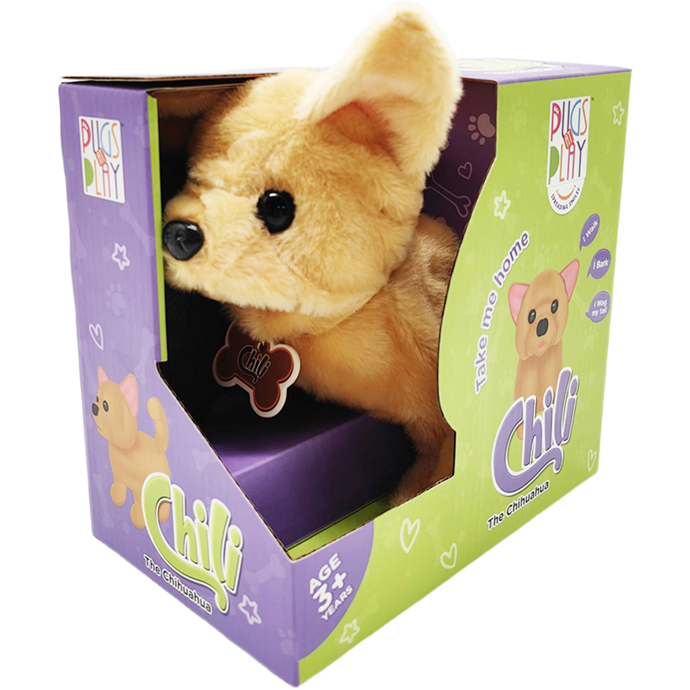 Pugs at Play Chili The Chihuahua Interactive Walking Dog Plush Soft Toy Image 2