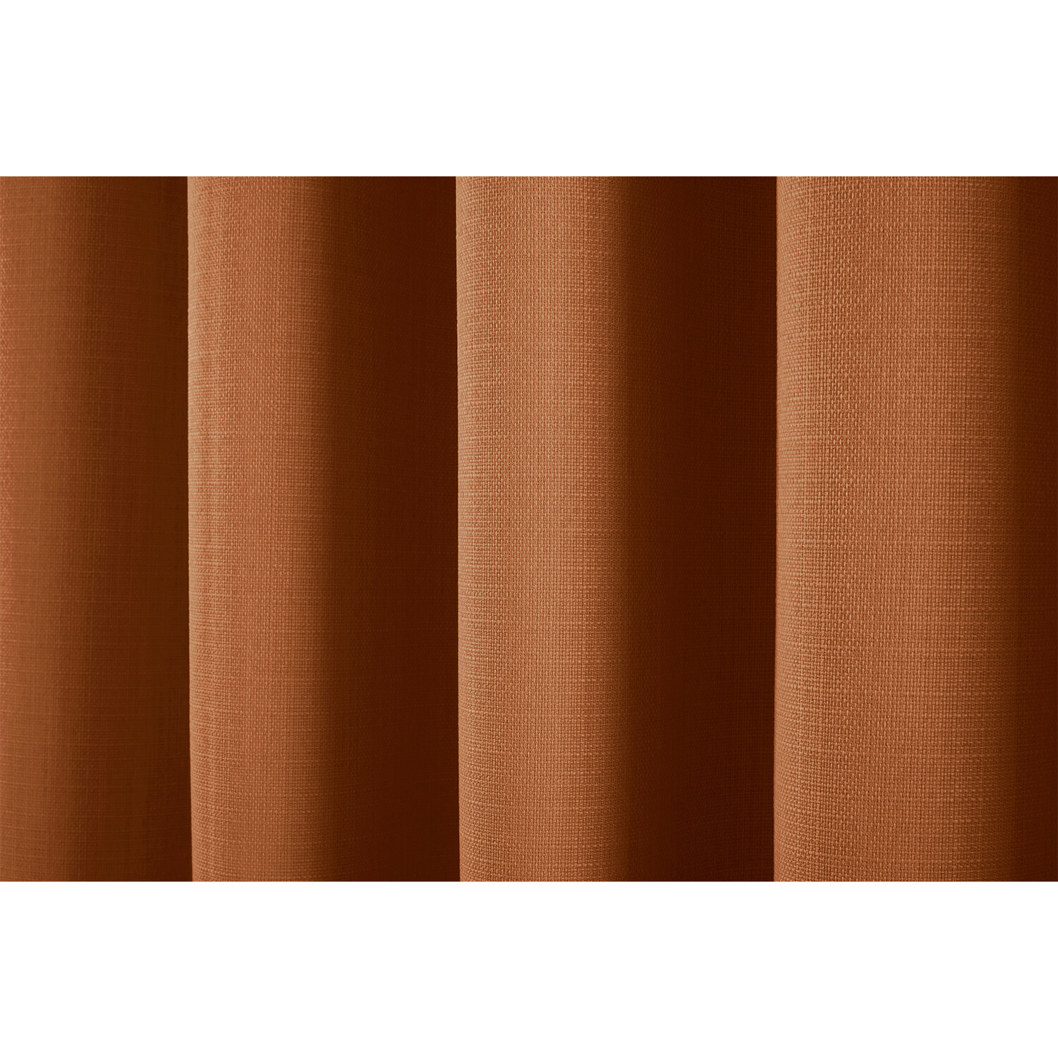 Divante Hoxton Orange Blackout Eyelet Curtains 168 x 183cm Image 4