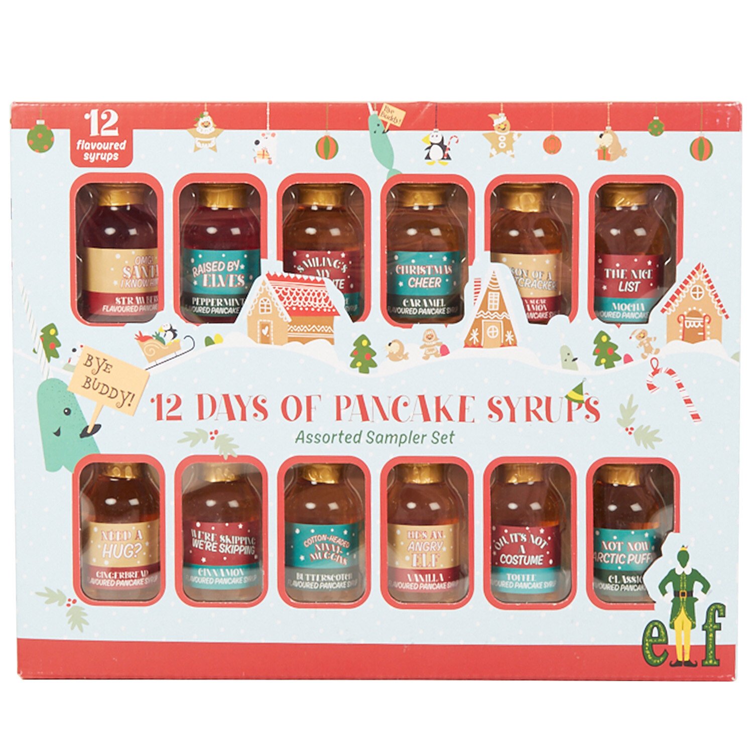 Elf 12 Days of Pancake Syrups - Multicolour Image 1