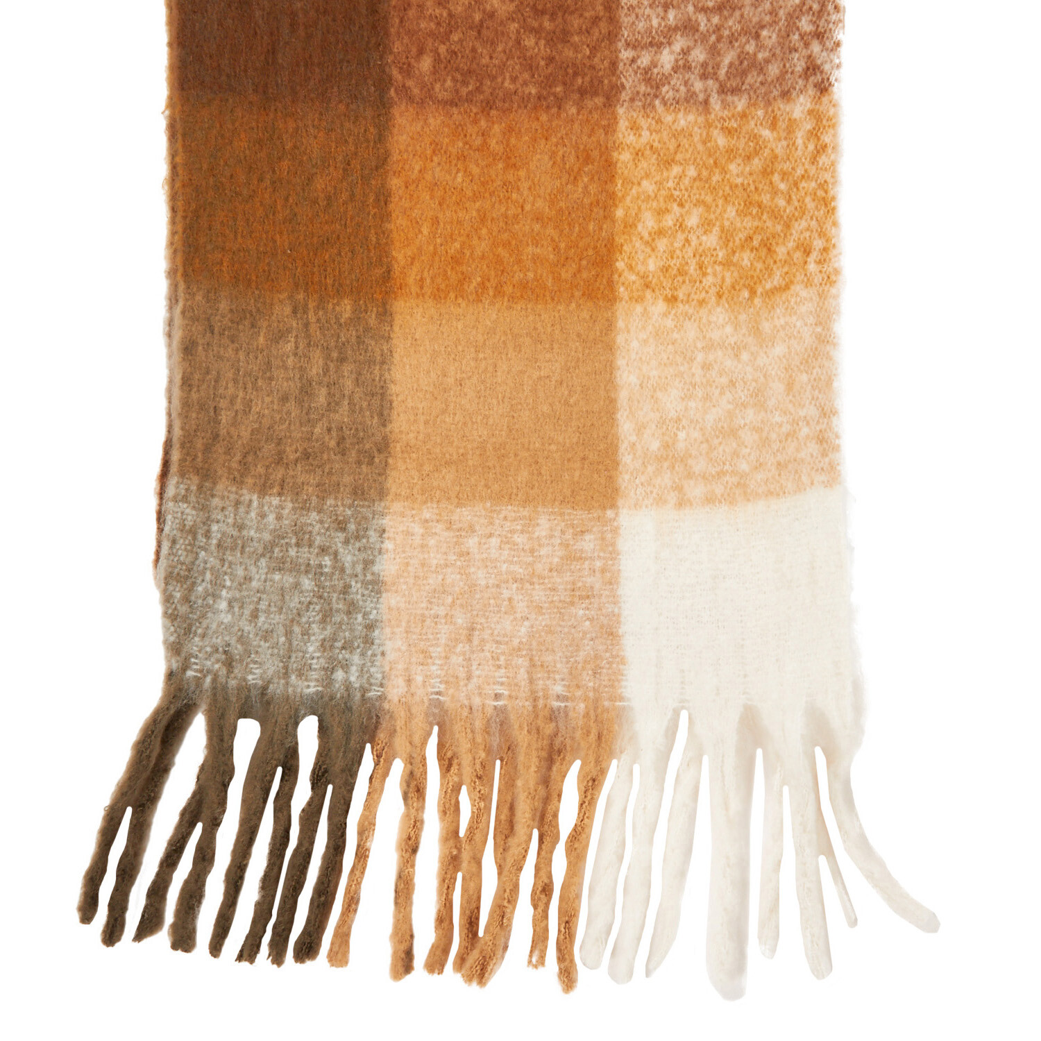 Womens Dark Coloured Scarf - Multicolour Image 4