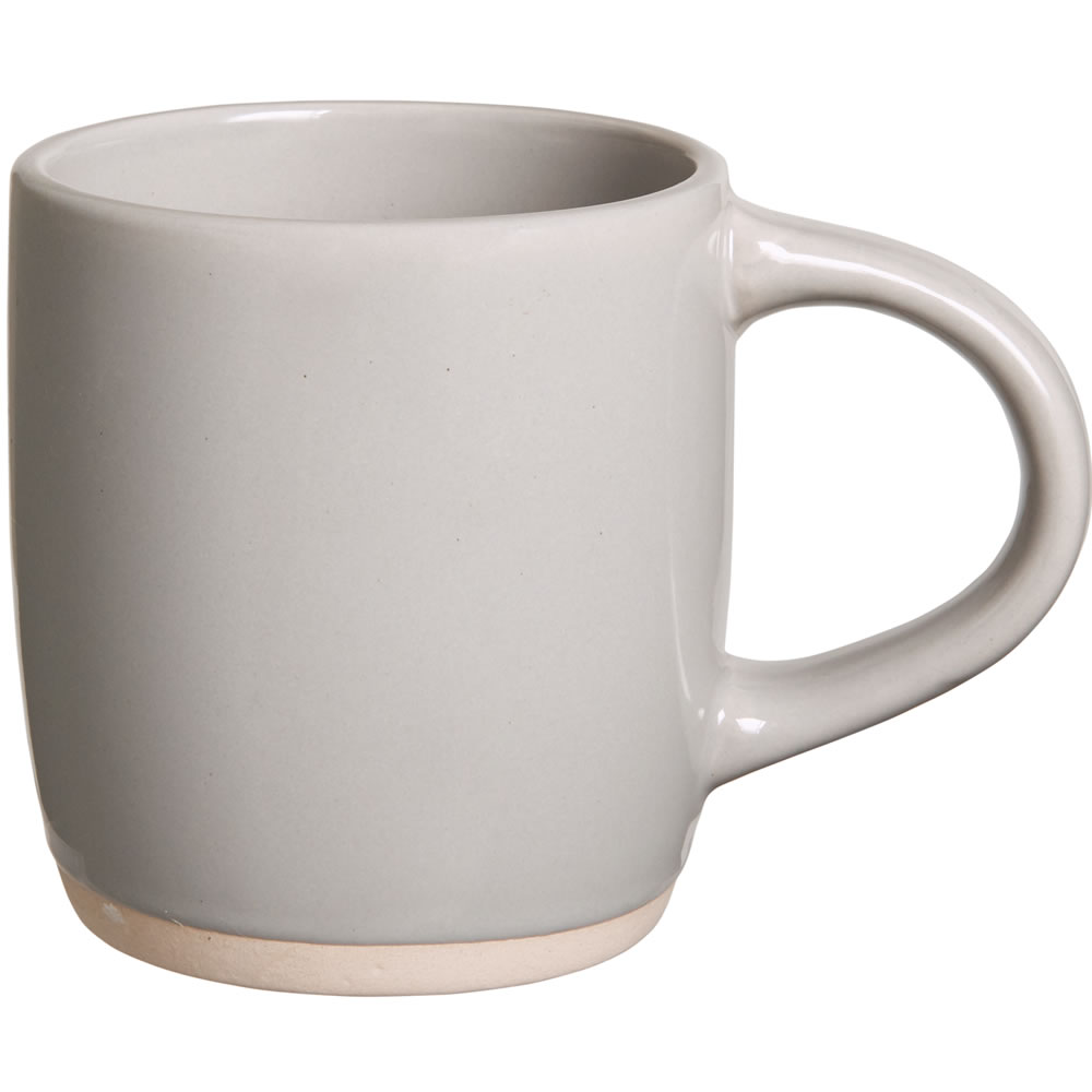 Wilko Grey Biscuit Base Mug Image 1