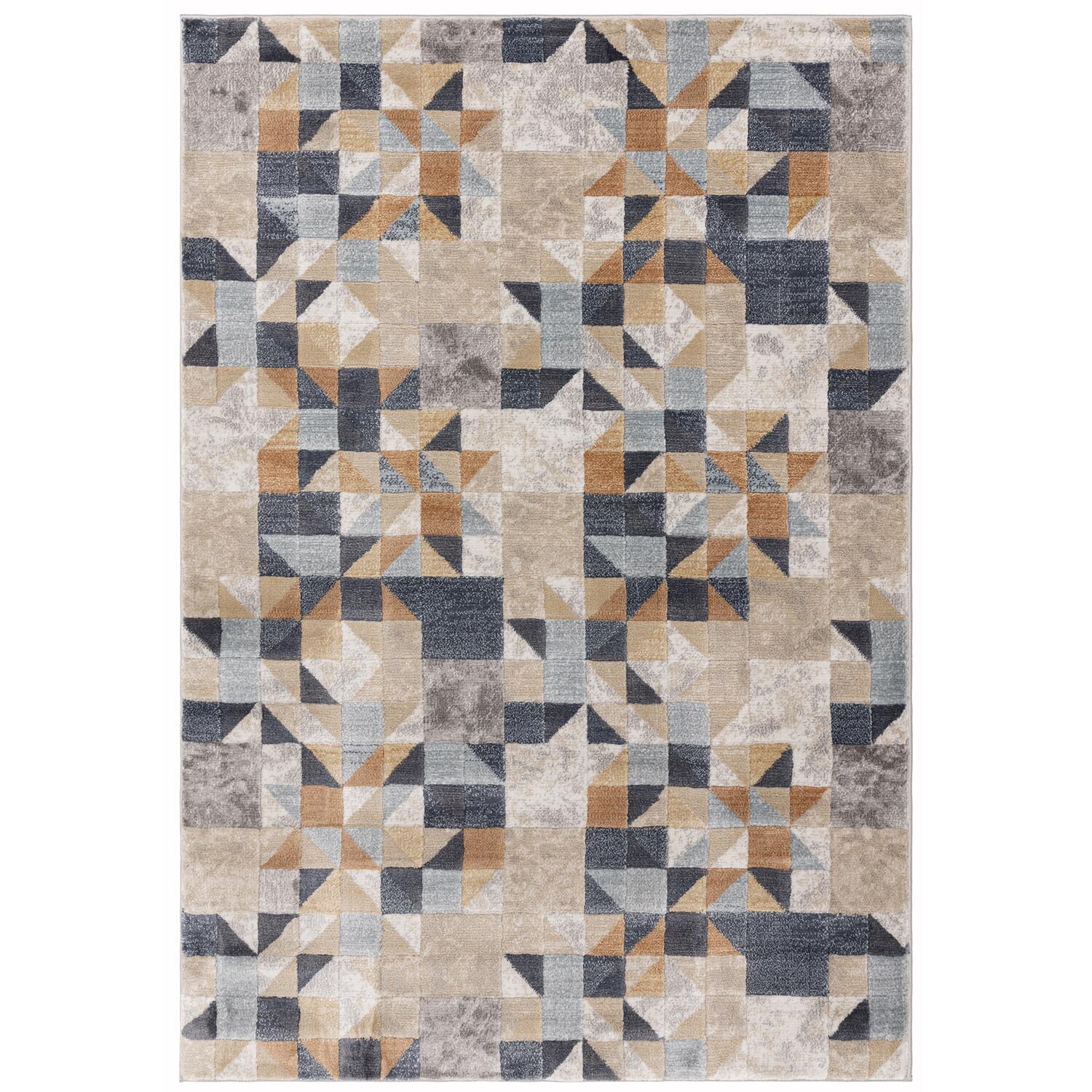 Carla Multicolour Geometric Rug 200cm Image 1