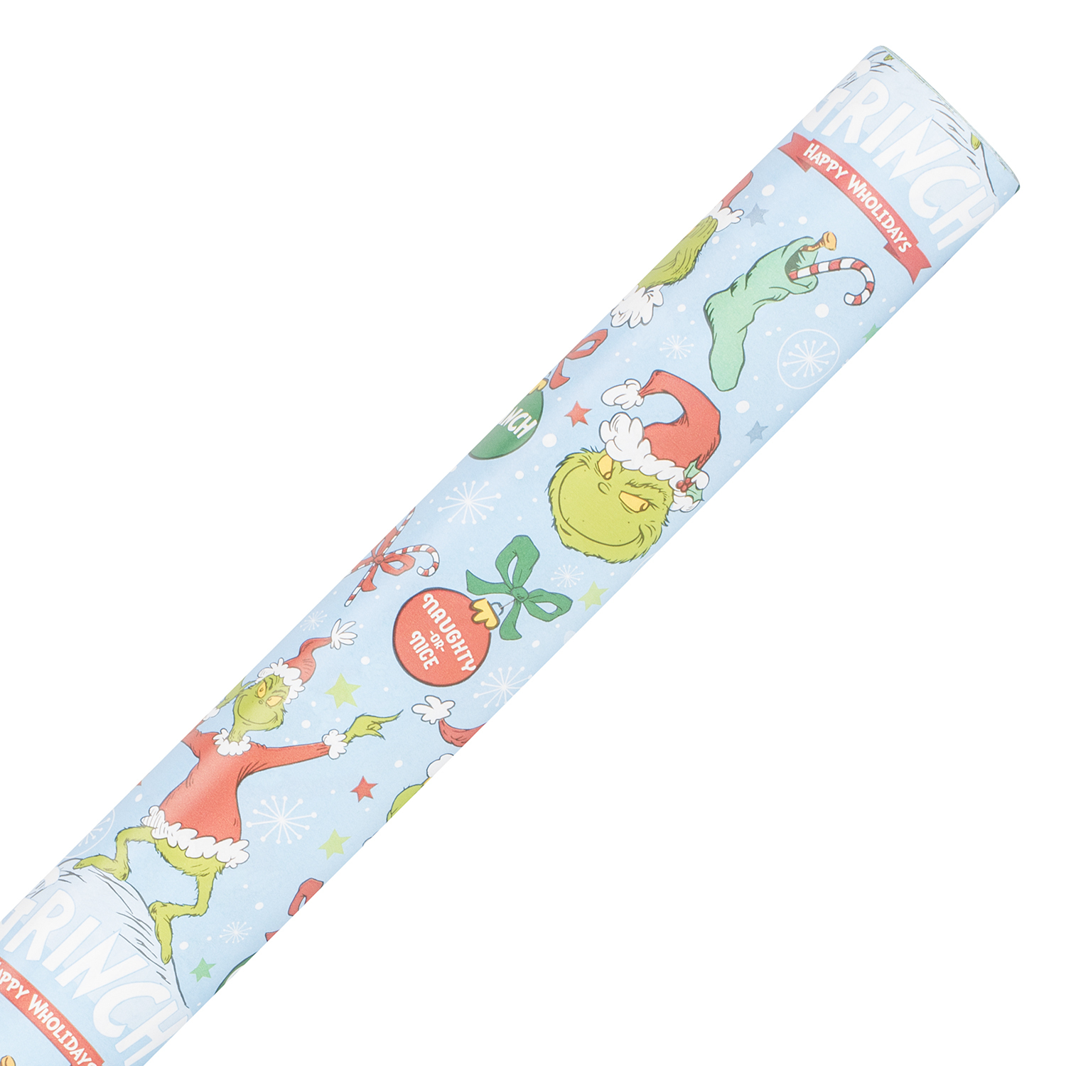 Christmas 4m Grinch Wrapping Paper Image 2