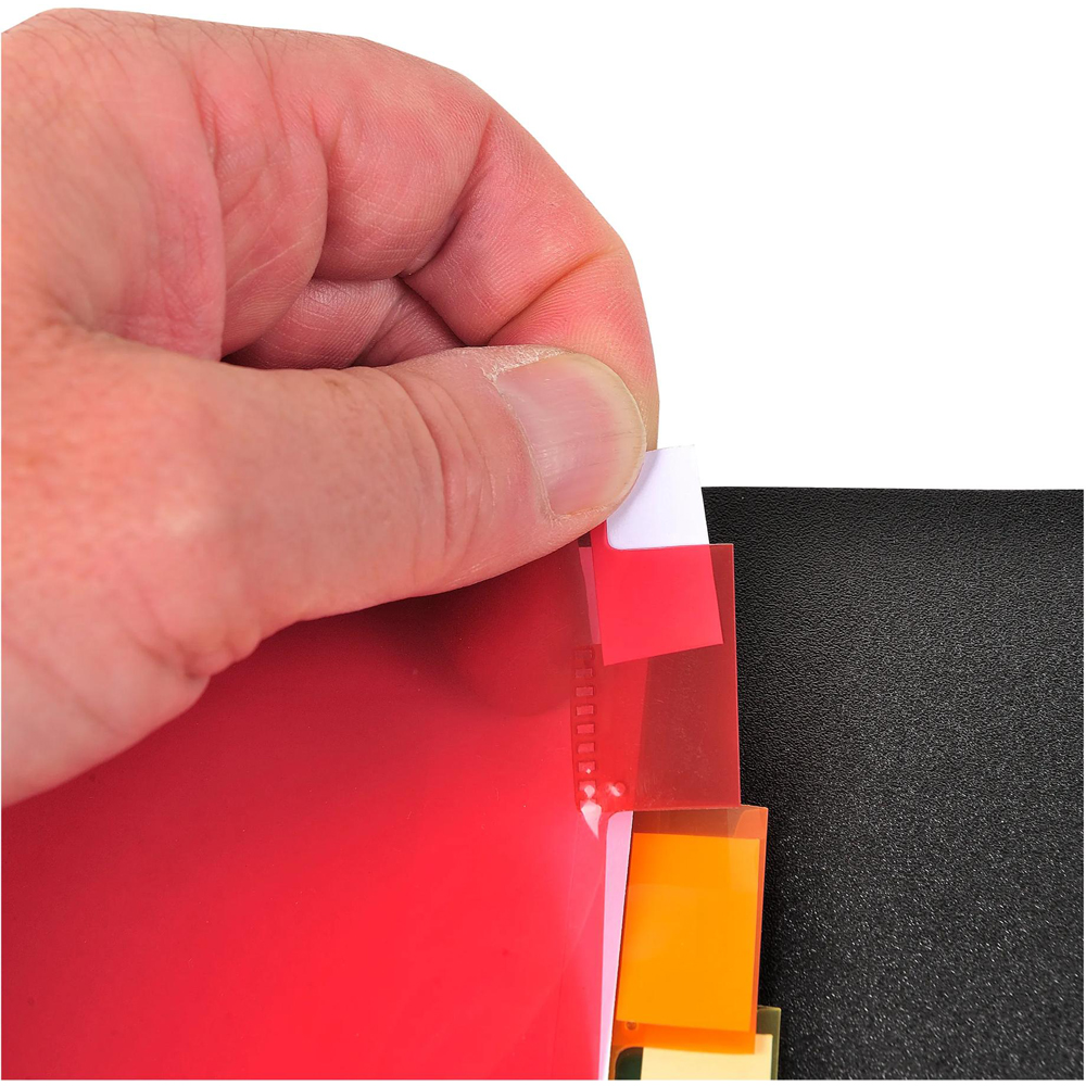 Exacompta A4 Maxi 12 Section Assorted Colour Polypropylene Divider 10 Pack Image 6