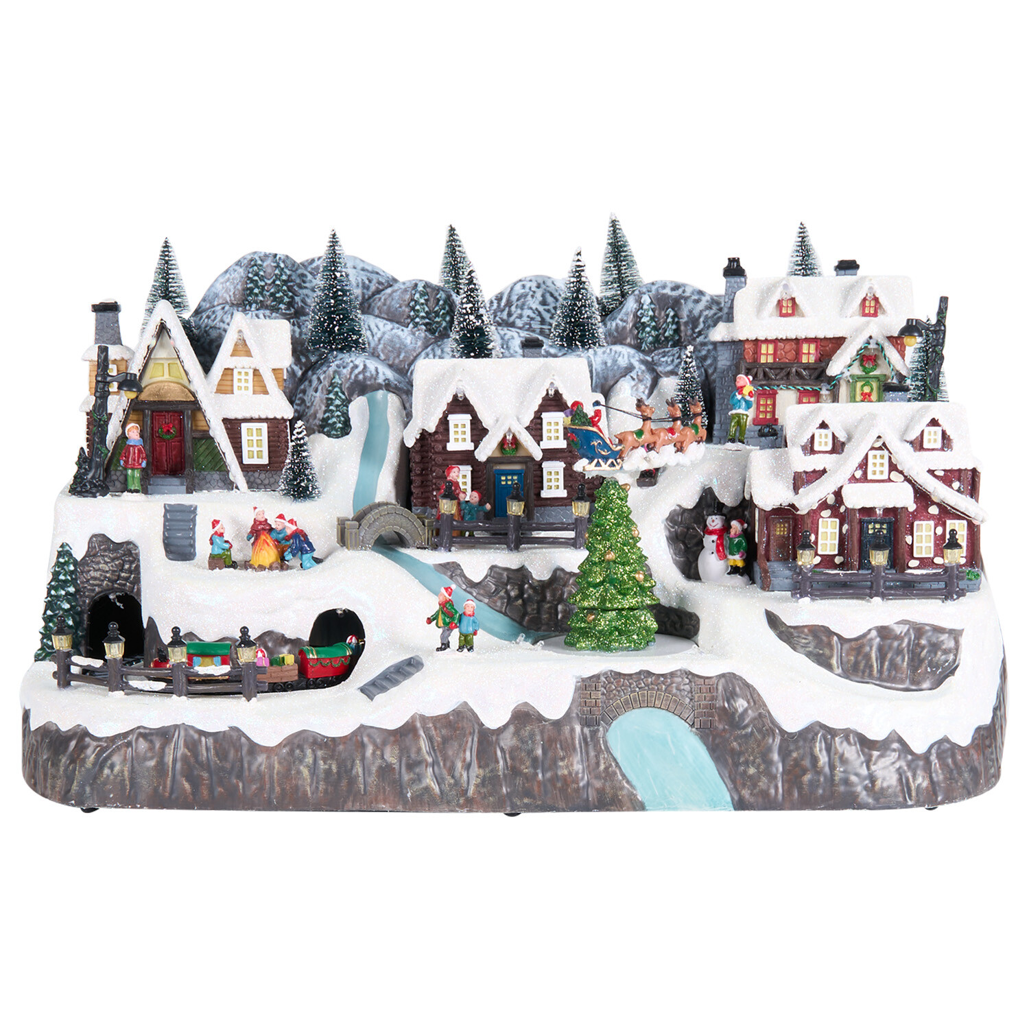 Christmas Whimsical LED Village Model Image 1
