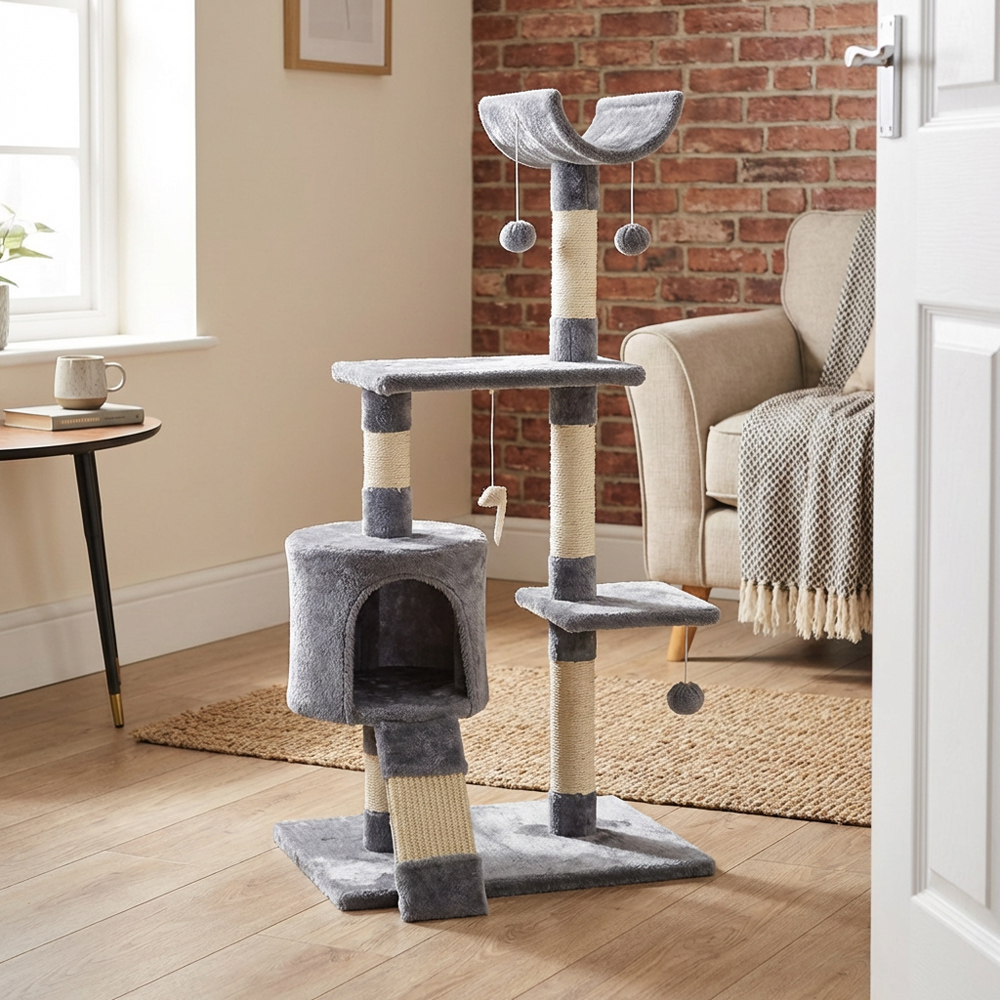 Hallworthy Cat Scratch Post - Grey Image 6
