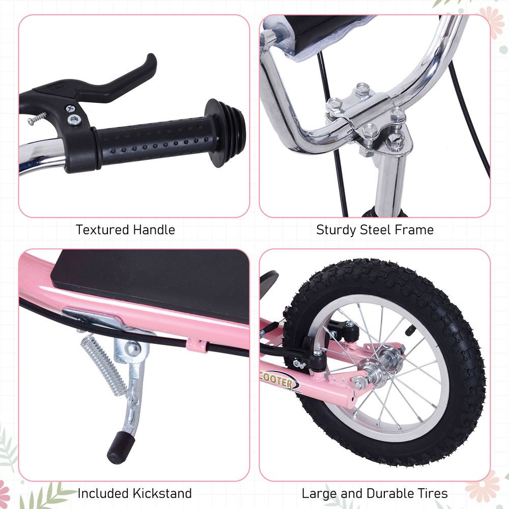 Tommy Toys Pink Dual Brakes Kids Scooter Image 3