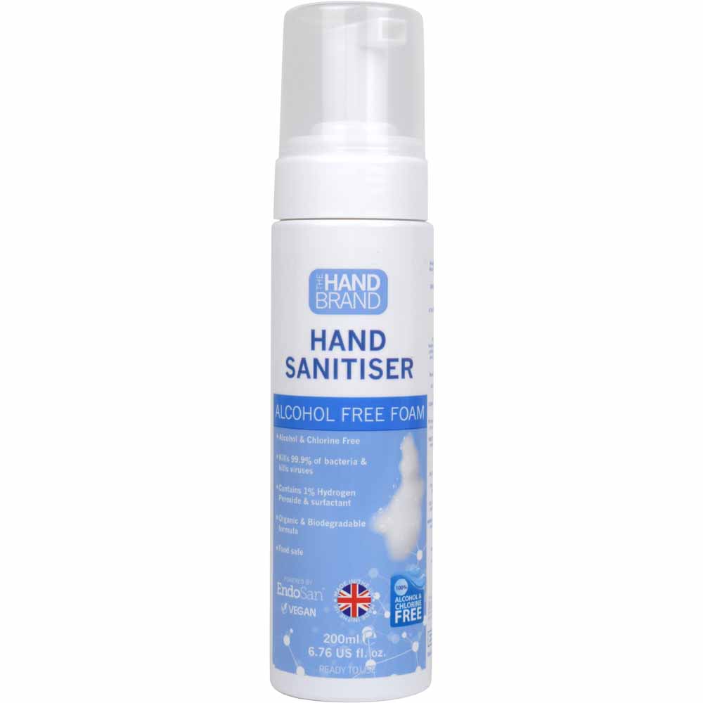 The Hand Brand Sanitising Foam 200ml Image 1