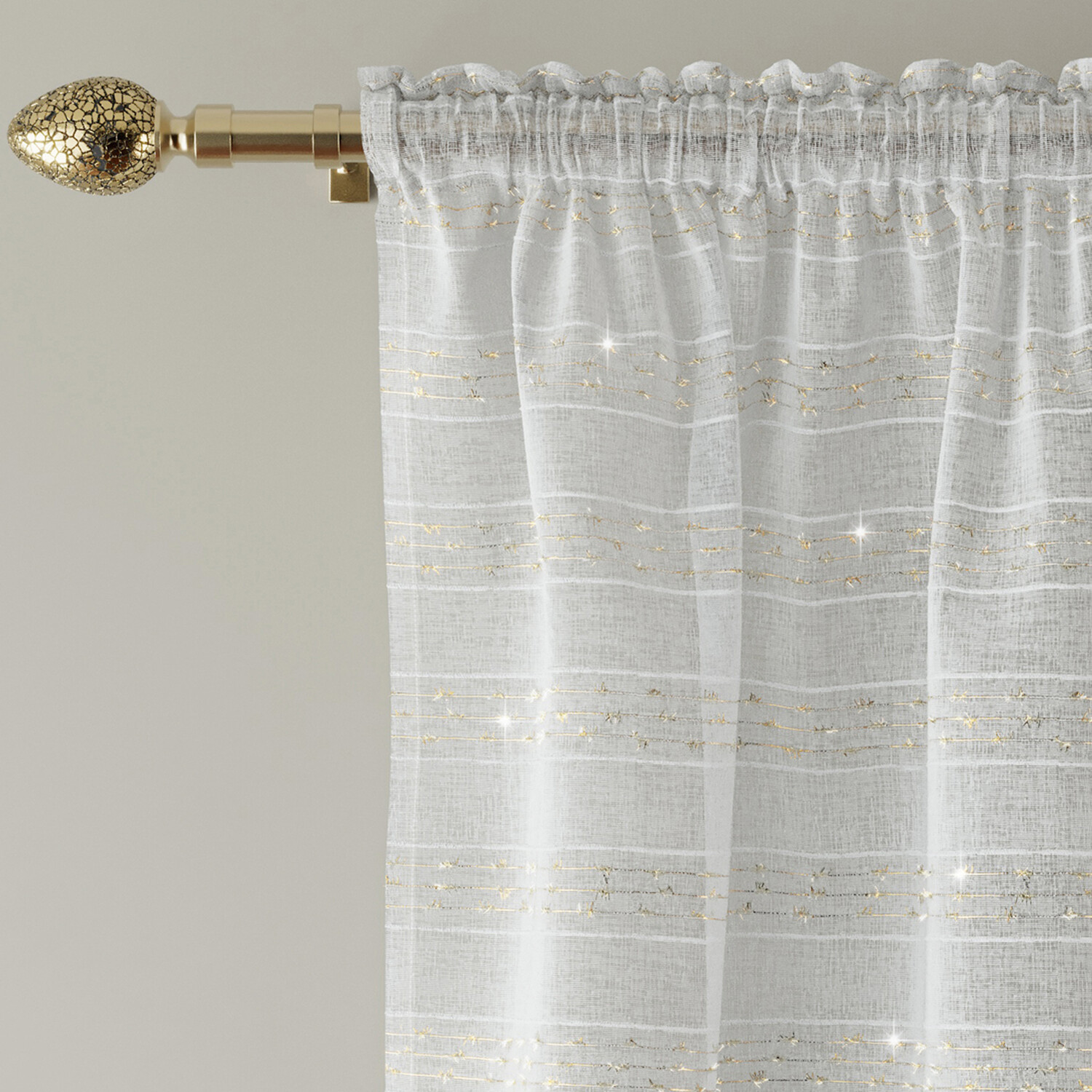 Lima Panel Curtain Gold 122cm Image 3