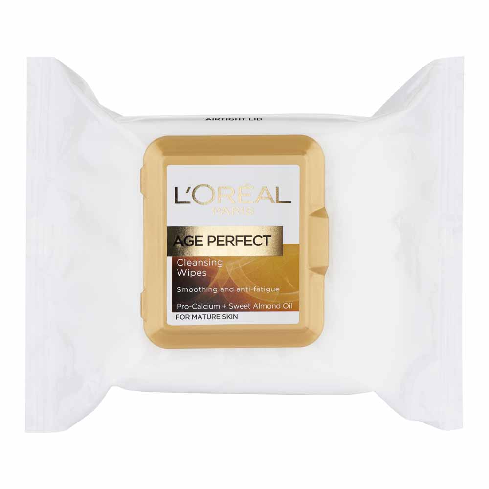 L'Oreal Paris Age Perfect Cleansing Wipes 25 Pack Image 1
