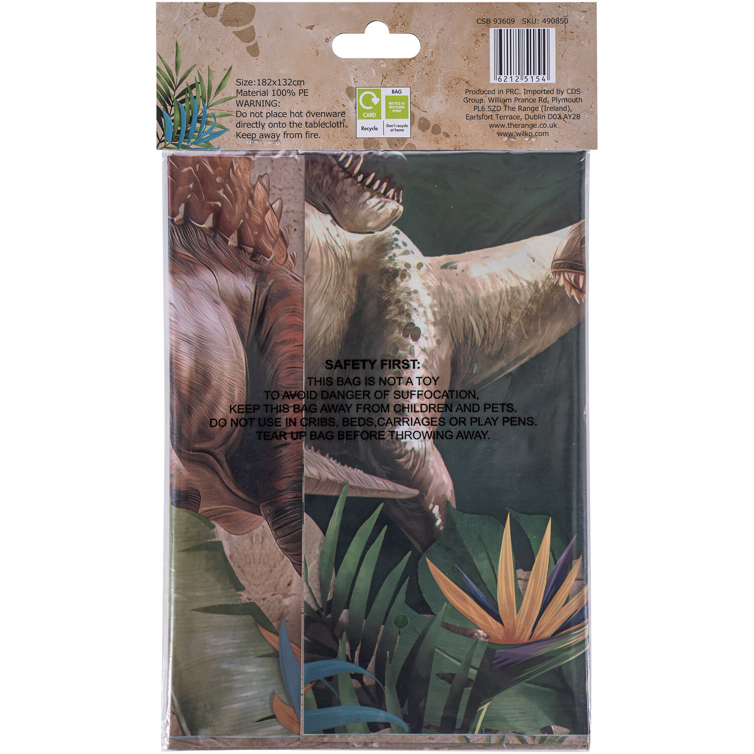 Dinosaur Party Table Cover Image 2