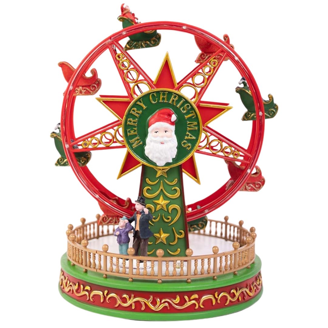 Marco Paul LED Ferris Wheel Decoration Ornament with Music Image 1