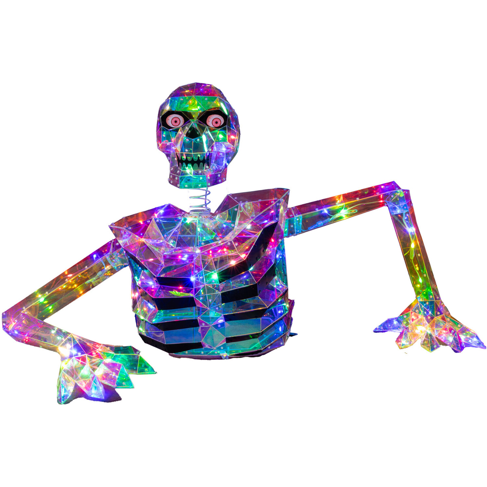 Crystal Effect Giant Skeleton Decoration Image 1