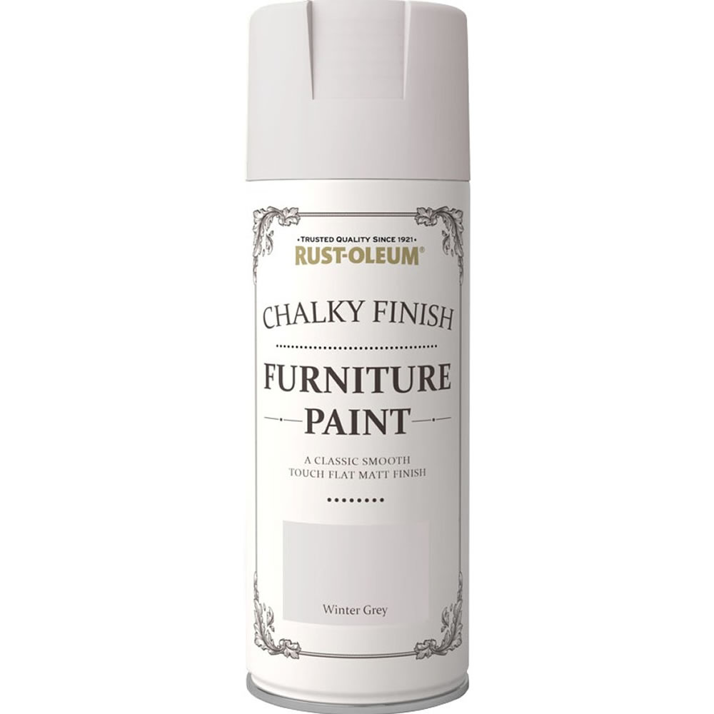 Rust-Oleum Winter Grey Furniture Matt Spray Paint 400ml Image