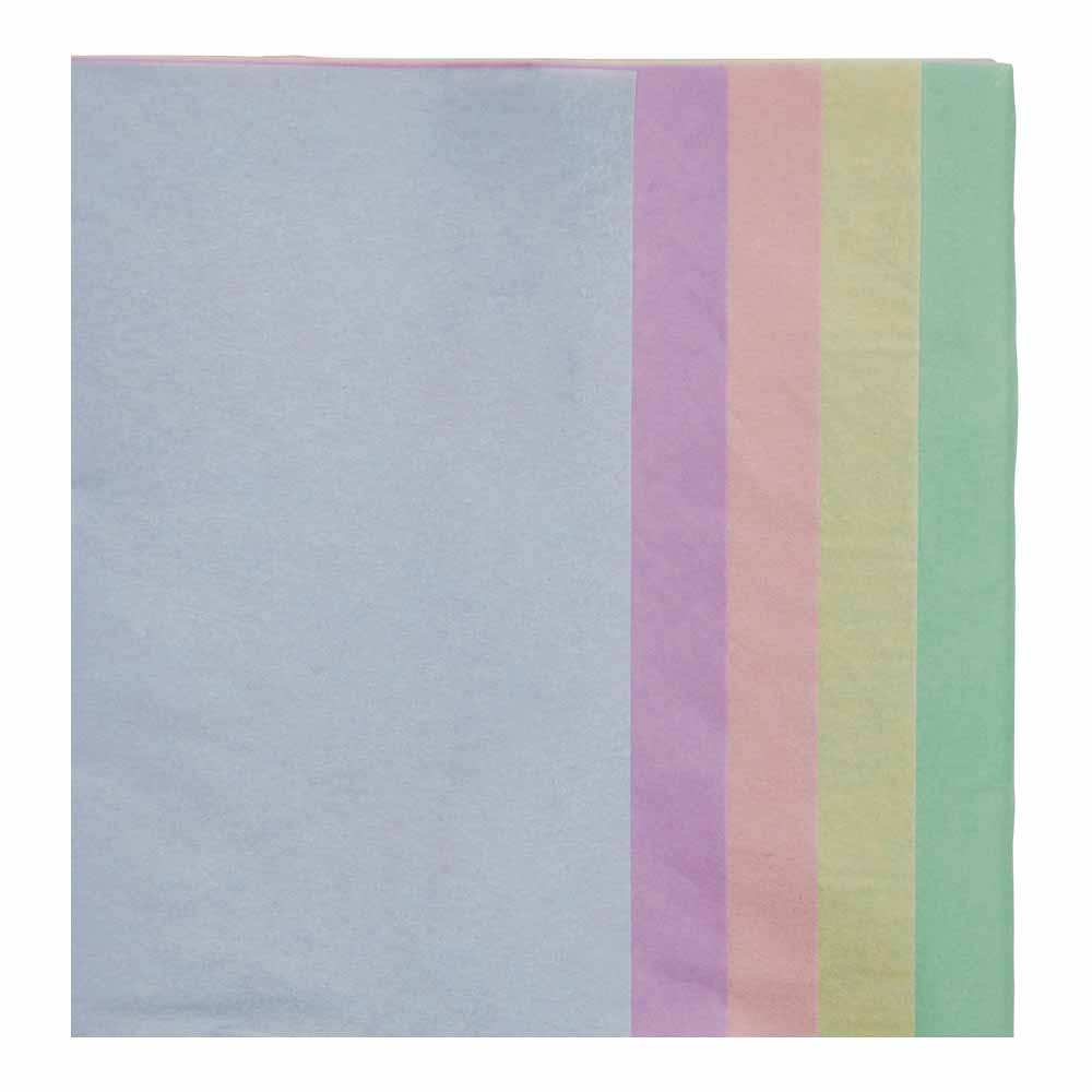 Wilko Multicolour Decorative Tissue 10 Pack   Image