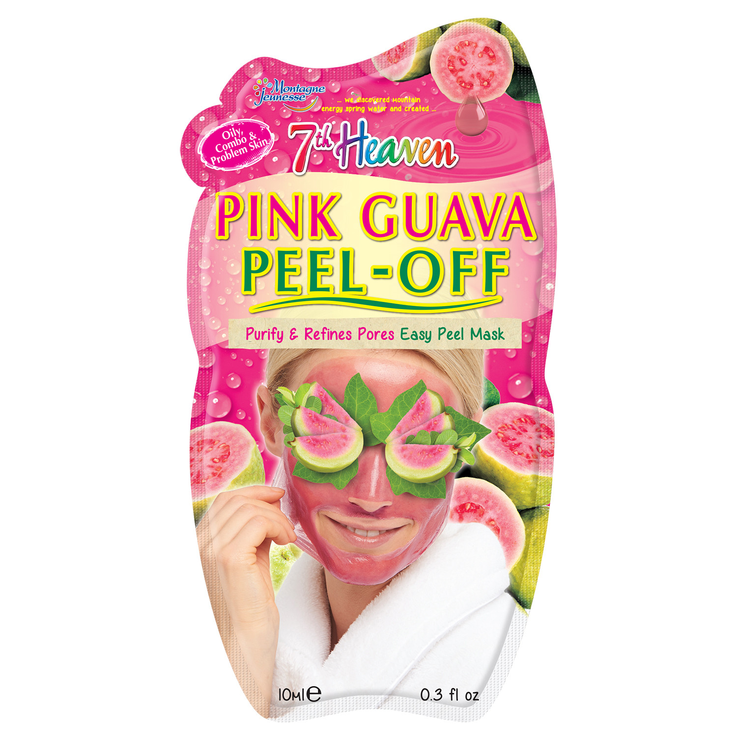 7th Heaven Pink Guava Peel-Off Purify and Refine Pores Face Mask Image 1