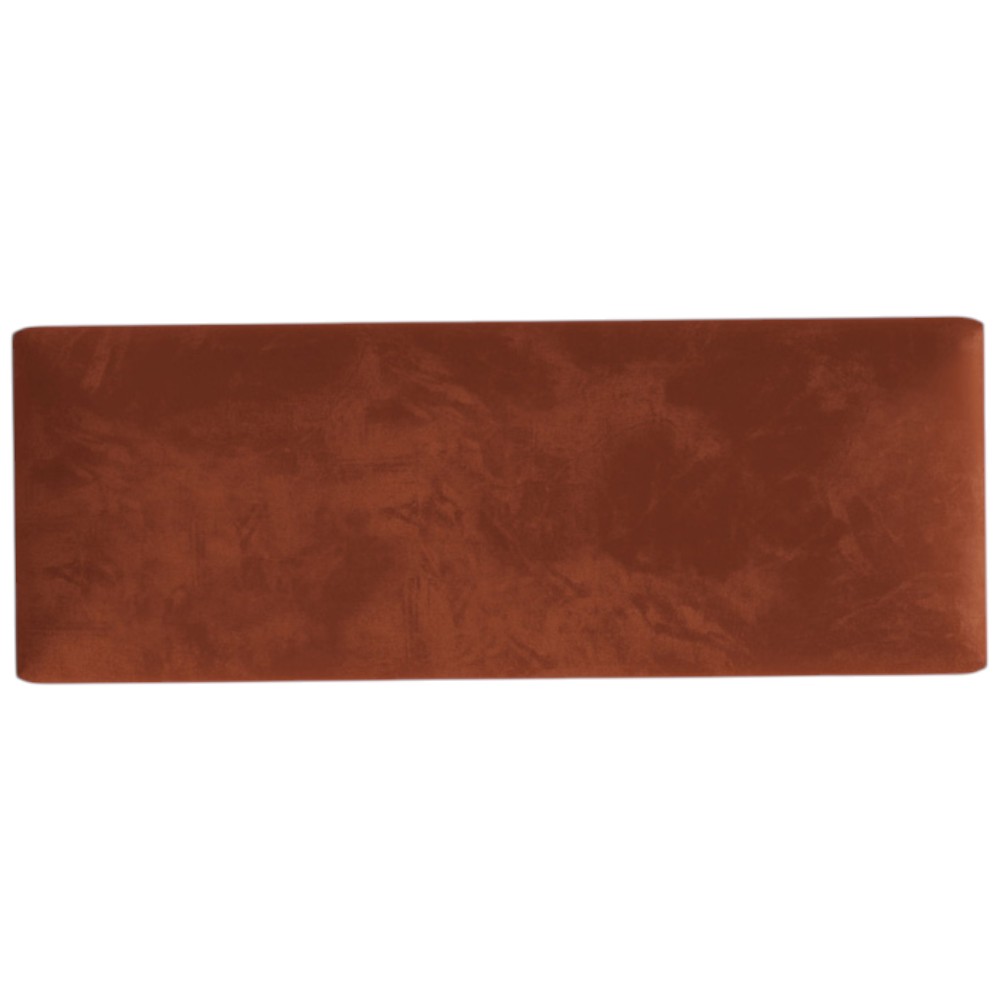 GFW Mystica Russet Velvet Ottoman Storage Bench Image 3