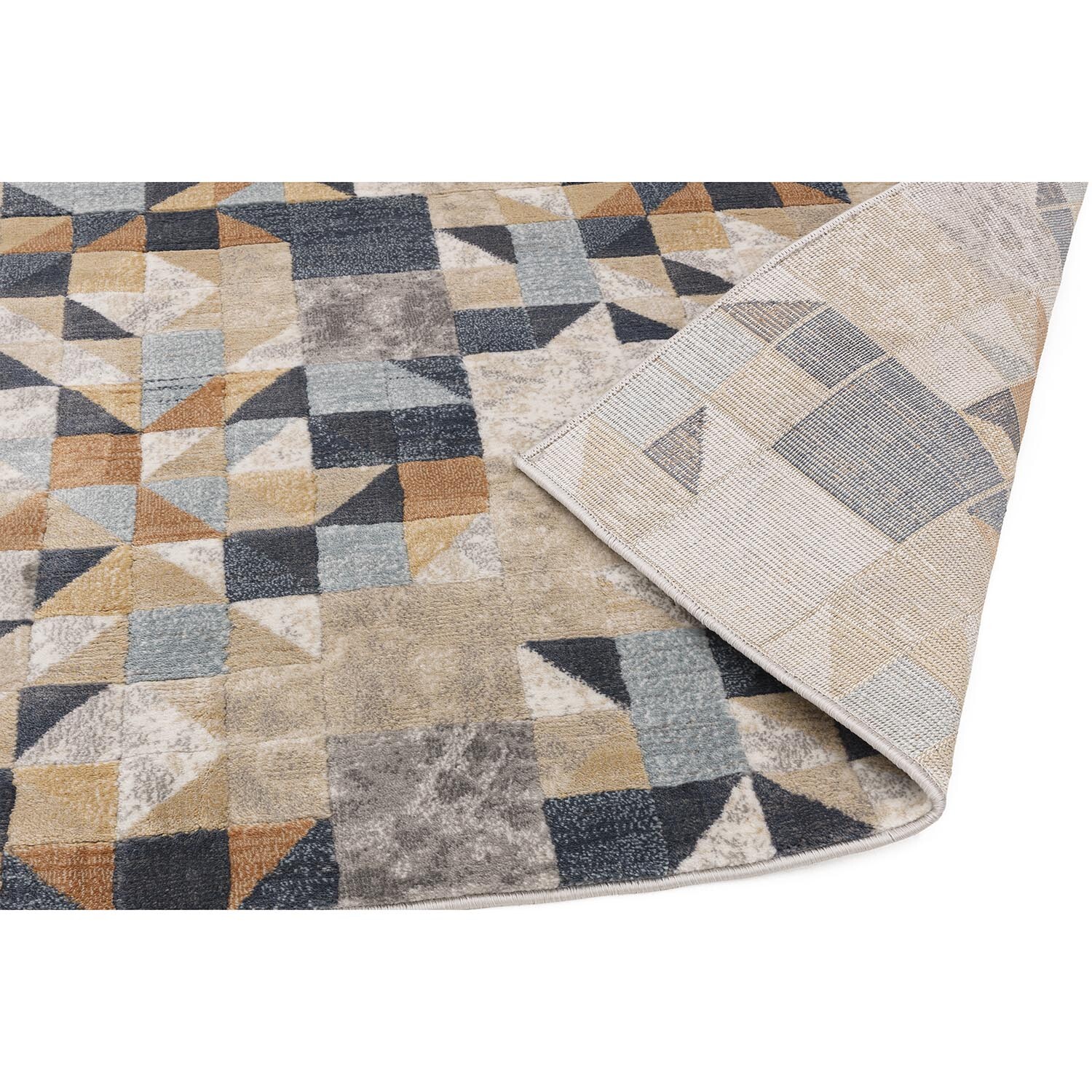 Carla Muted Colour Geo Rug 170cm Image 3