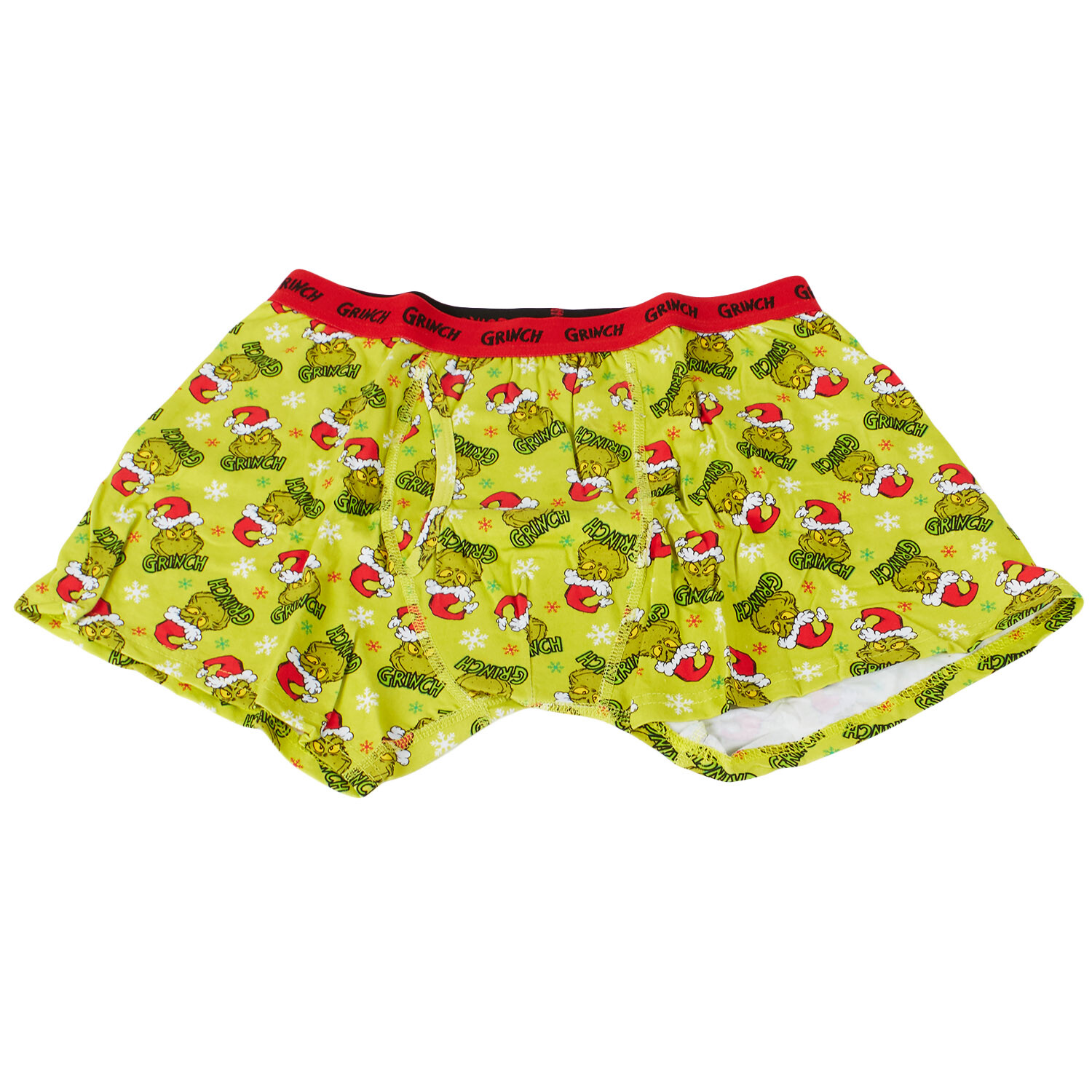 Mens Grinch Boxer ShortsGreen Image 3
