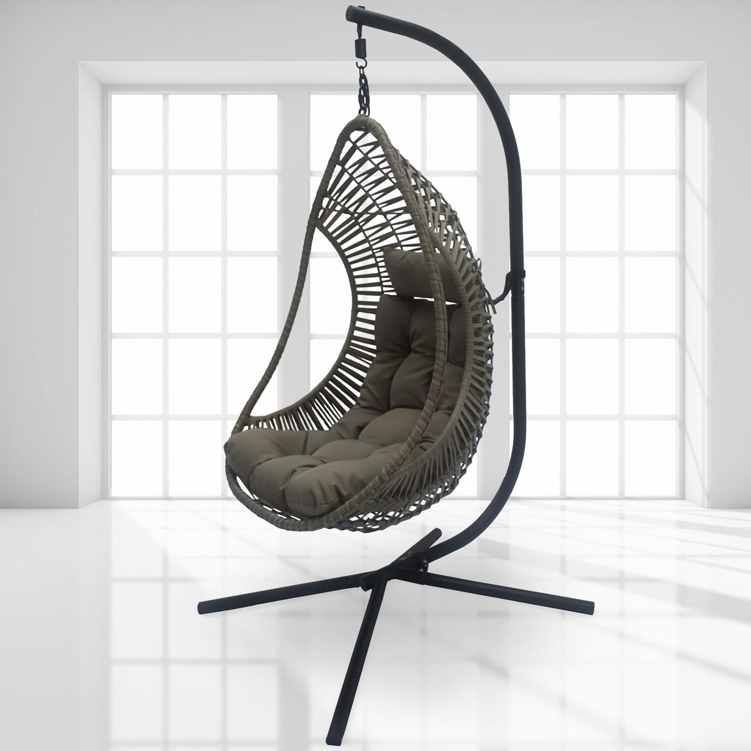 Marisa Hanging Chair with Cushion Image 1