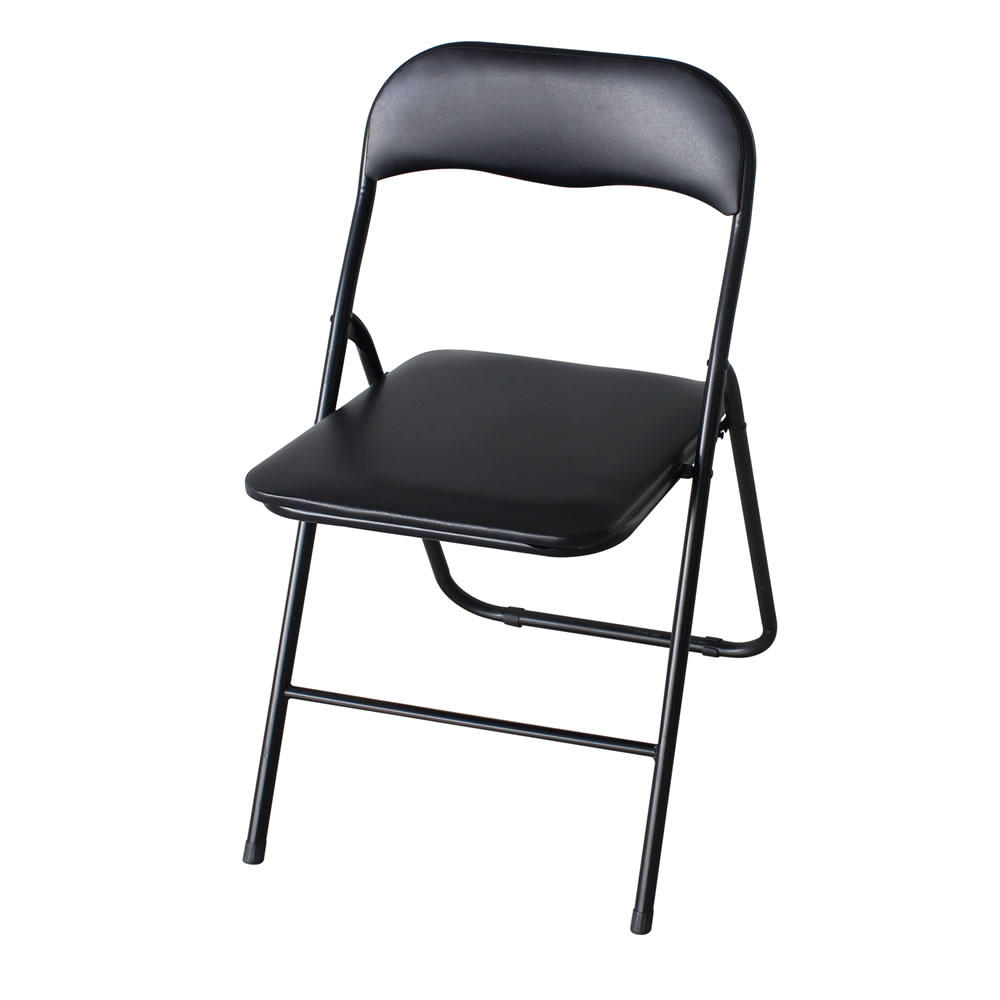 Folding Chair Black Image