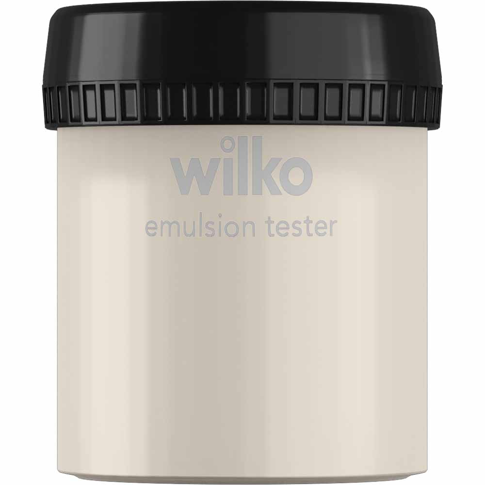 Wilko Oatmeal Emulsion Paint Tester Pot 75ml Image 1