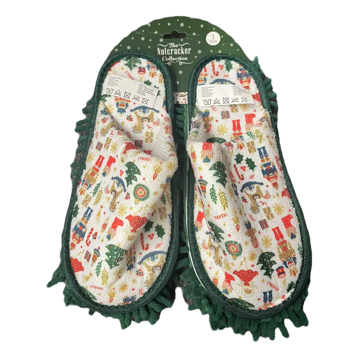 Nutcracker Chenille Slippers - Multicolour Image