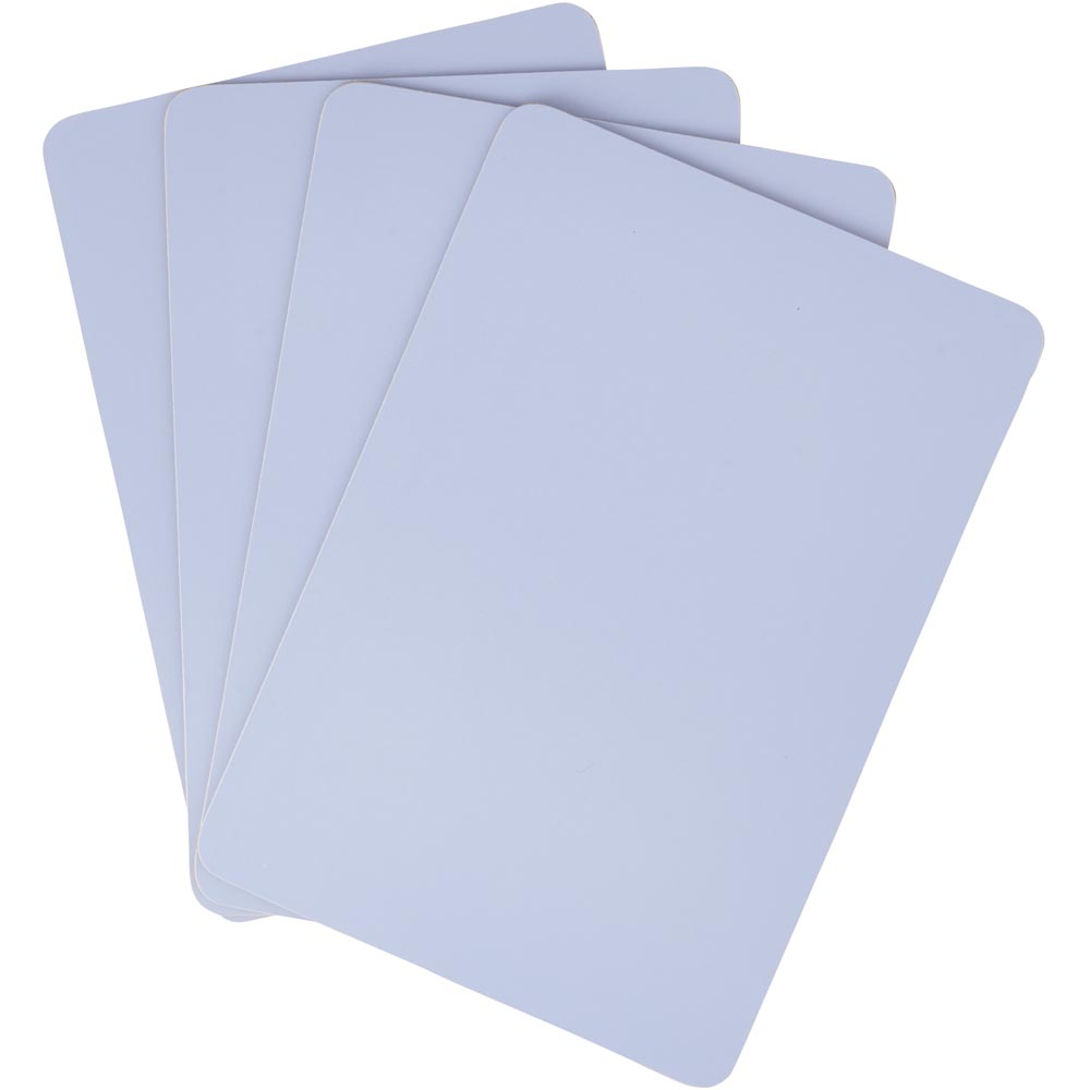 Wilko 8 Pack Blue Placemats and Coasters Image 2