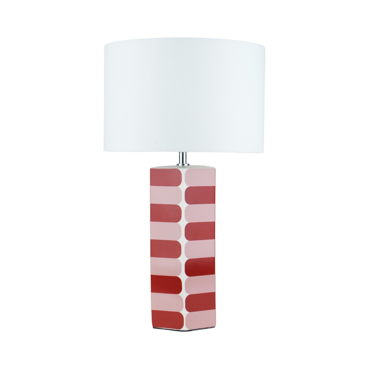 Denali Patterned Table Lamp Red Image 1