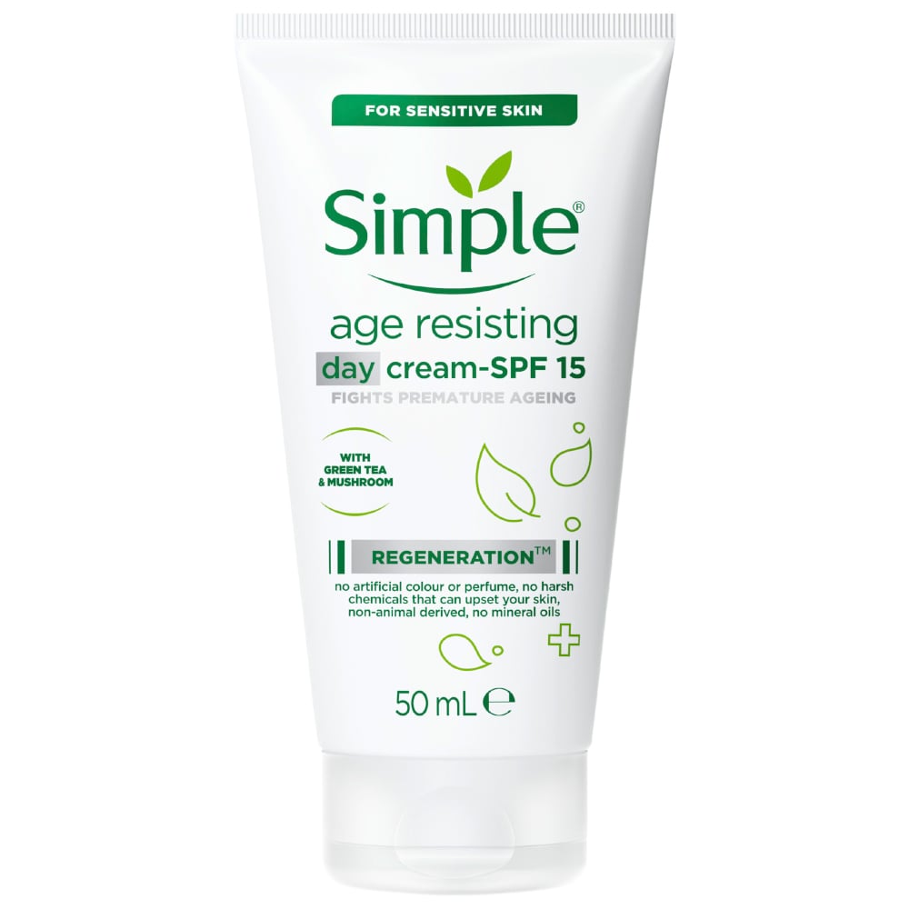 Simple Age Resisting Day Cream SPF15 Case of 6 x 50ml Image 2