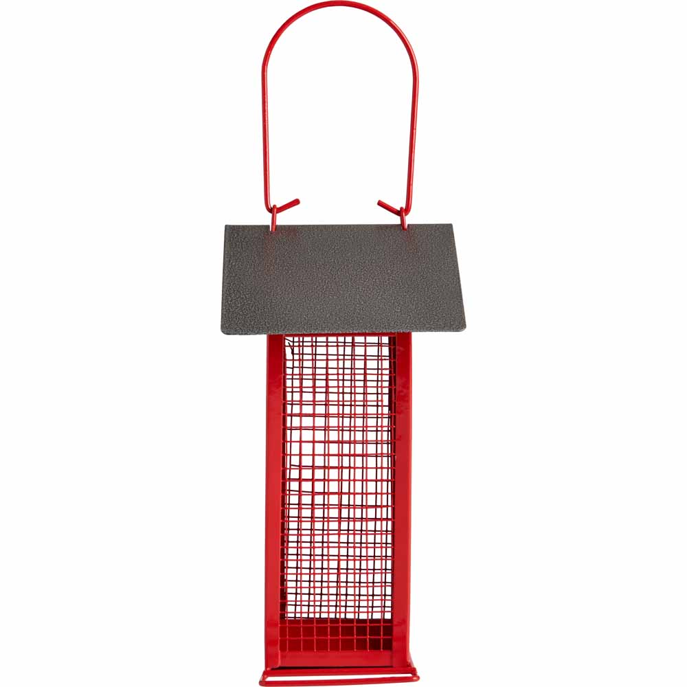 Wilko Metal House Wild Bird Seed and Nut Feeder Wilko