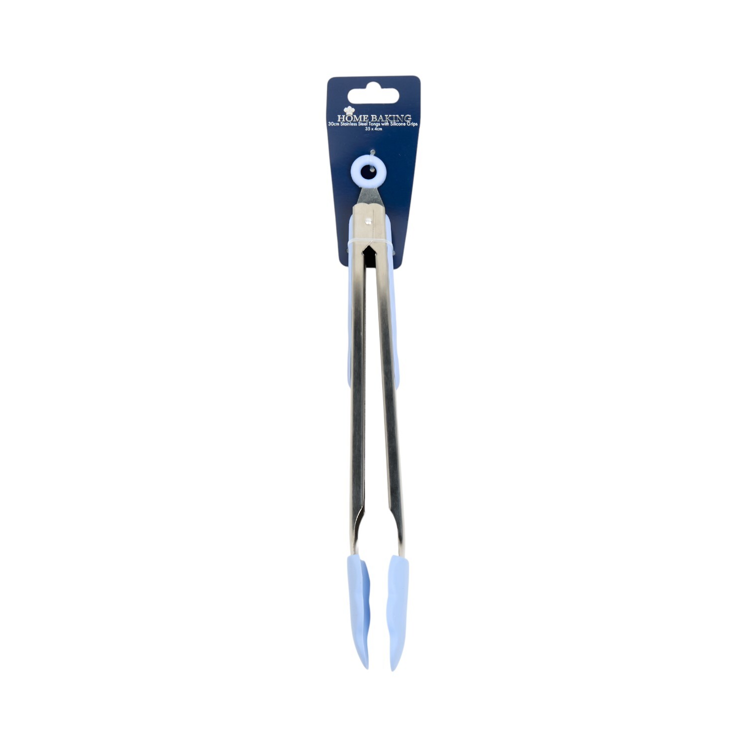 Stainless Steel and Silicone Food Tongs 12in 30cm Image 3